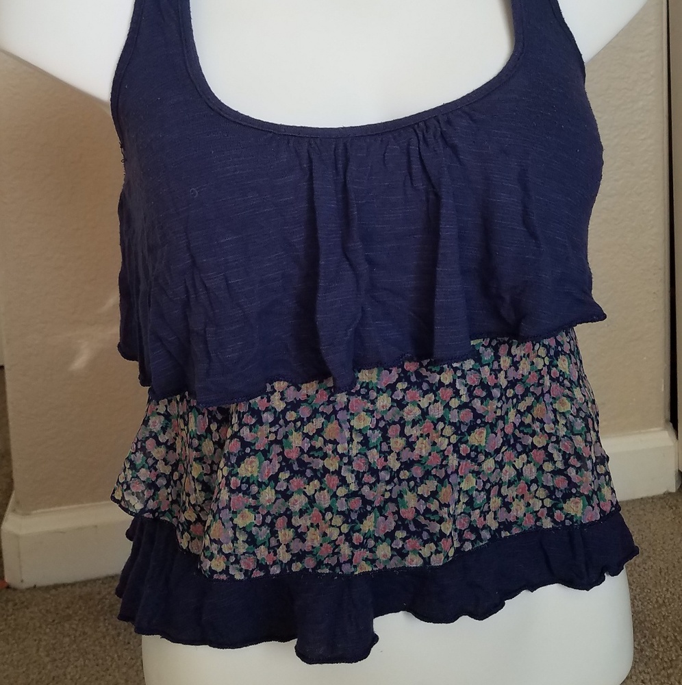 Floral crop top